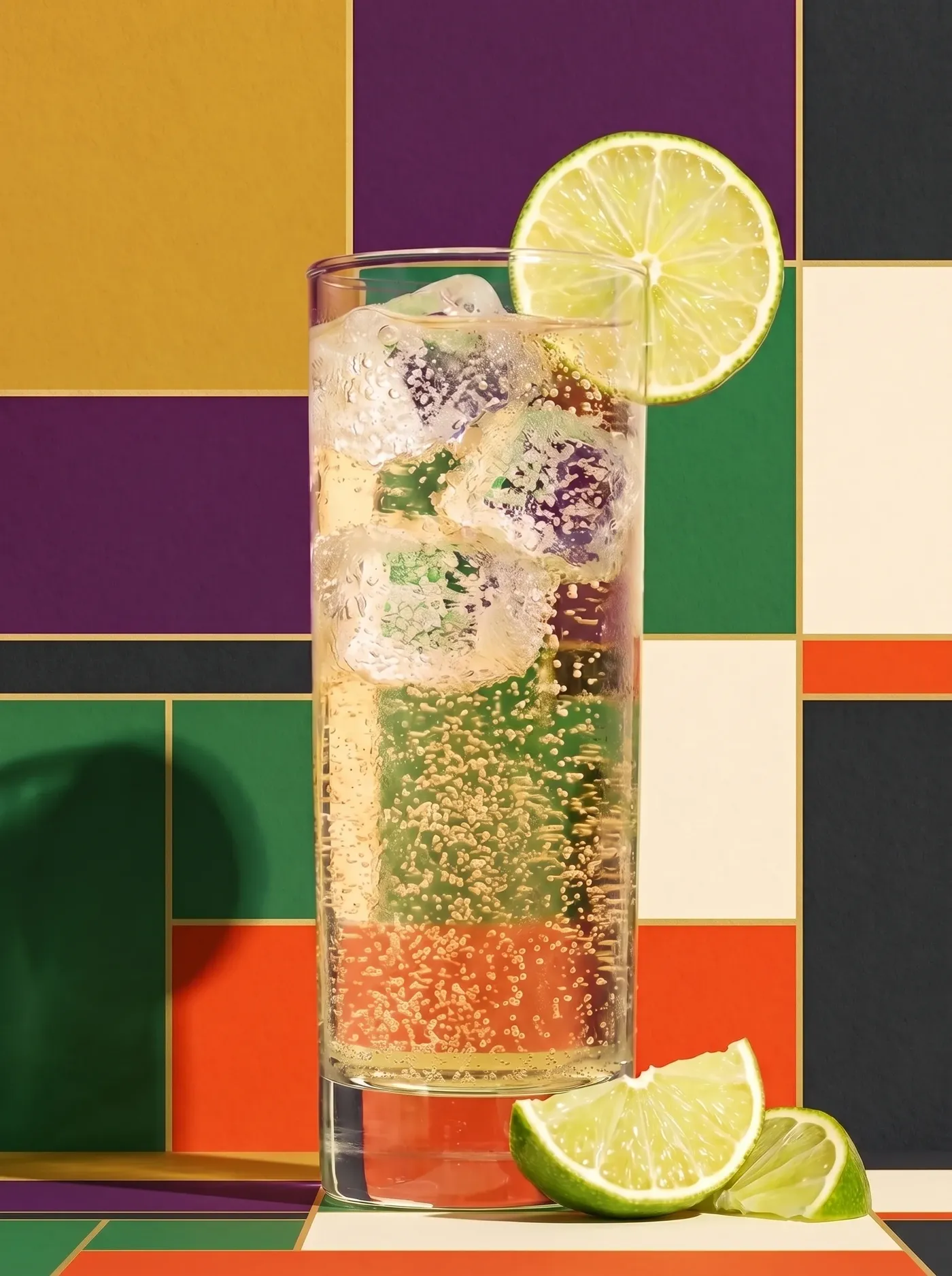Brooklyn Soda Press in a glass