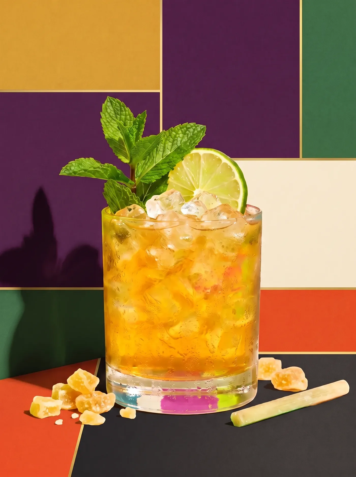 Harlem Cane Mule in a glass